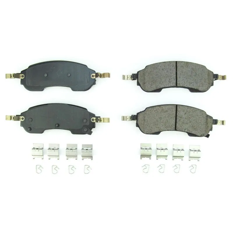 17-2414 – POWERSTOP Brake Pad, FMSI Number D2414 Ceramic Brake Pads Set Of 4 With Premium Stainless Steel Hardware